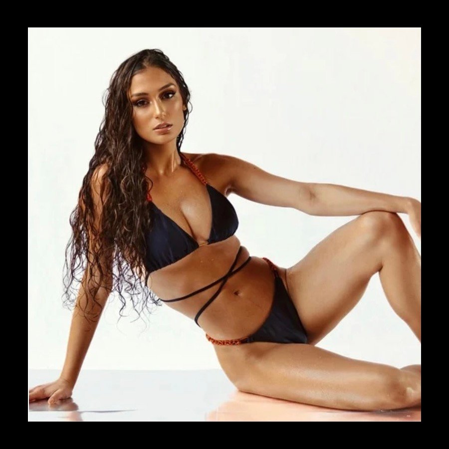 Bronzed swimwear beauty photo